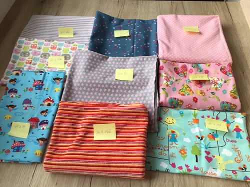 Stoffpaket jersey mädchen - stoffpaket,